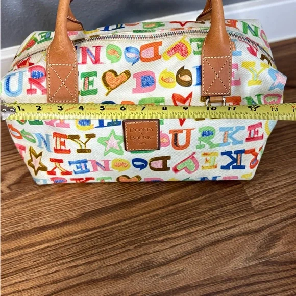 Dooney & Bourke Multicolor Canvas Satchel - Picture 5 of 13